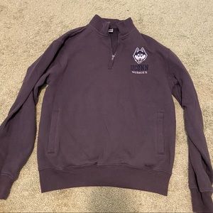 UConn quarter zip sweatshirt